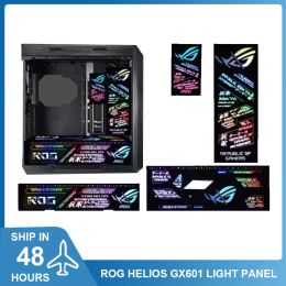 Towers 4pcs ARGB Lightboard for Asus Helios GX601 Chassis,5V ROG Gamer Cabinet Decorative Lighting Panel AURA SYNC MOD Refit Case Plate