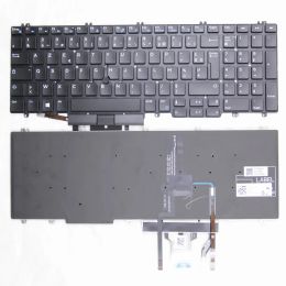 Keyboards New French/US/Azerty Keyboard for Dell Precision 7530 7730 E7530 M7530 7740 7540 5540 0NHJ6Y PK1326J2B17 17H86LHA02