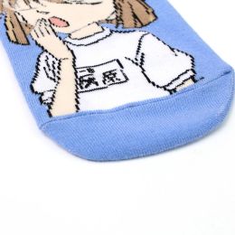 Anime Detective Conan Socks Harajuku Non-Slip Women Girls Short Low Cut Cosplay Props Accessories Kaitou Kiddo Edogawa Fans Gift