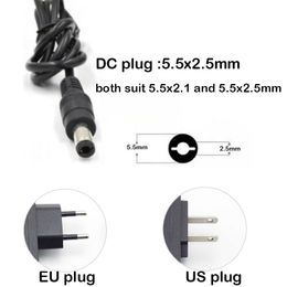 DC 5V 1A 2A 3A DC power supply Adapter AC 240V Converter Supply Charger 5.5x2.5mm 4.0x1.7mm 3.5x1.35mm 2.5x0.7mm DC Plug strip