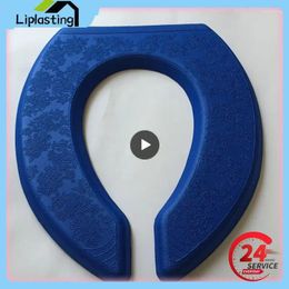 Toilet Seat Covers Embossed U-shaped Durable Easy Installation Must Have Eva Soft Cushion Non-slip