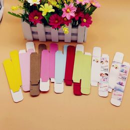 200pcs/lot Retail Colourful Kraft Paper Box For Wedding Birthday Party Gift DIY Lipstick Perfume Bottle Packaging Cardboard Boxes