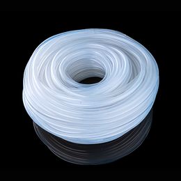 Aquarium Air Tube 1m Food Grade Transparent Silica Gel Hose Heat Resistant Aquarium Flexible Silicone Hose Tube Oxygen Soft Pipe