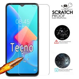 2-1Pcs 9H Tempered Glass For Tecno Spark 8C 8T 8P 7P 7T Cover Film On For Tecno POP 5 5C 5P 5X 5S Lte Spark 7 8 T P C Pro Glass