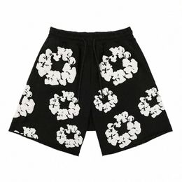 Men's T-Shirts mens Shorts Designer Floral Graphic Harajuku Oversized Shorts Woman Casual Print Strtwear Short Pants 16qa#