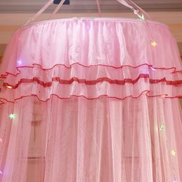 Mosquito Net For Double Bed Single-door Dome Hanging Bed Curtain Summer Keeps Out Mosquitoes Romantic Home Room Decoration