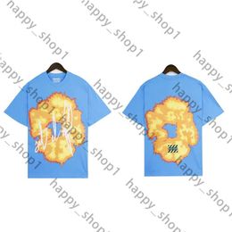 Designer Shirts Denim Graphic Tee Mens T Shirt Polo Designer Clothes Running Sports Loose T-shirt Light Blue Black 302