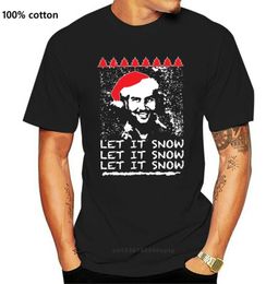 MenT Shirt Pablo Escobar Snow Ugly Xmas Let It Snow Tee 2020 fashion t shirt 100 cotton tee shirt tops whole tee9703329