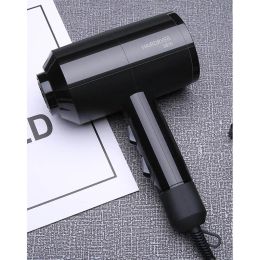 Dryers 2000W Power Hair Dryer Professional Negative Ion Blow Dryer Hot And Cold Wind Unfoldable handle Hair Dryer For 220V Black