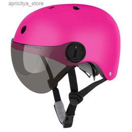 Cycling Helmets Adjustab Kids Cycling Helmet Men Women Motorcyc Riding Scooter Safety Helmet Bike Helmet with Sun Visor ns L48