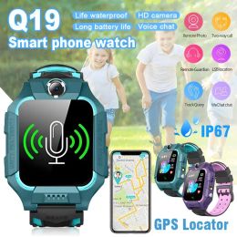 Watches Kids Smart Watch Sim Card Smartwatch For Children SOS Call Safety GPS Track Camera Photo Voice Chat Waterproof Boys Girls Gift