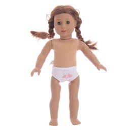 Doll Clothes Bibs Underpants Diaper Cute Panties For 43 Cm Reborn Baby Doll,16-18 Inch American Girl Dolls Baby Boy Accessories