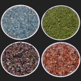 Natural Stone Bead Crystal Chip 3-5mm 20 50 80G Rose Quarts Gravel Irregular Energy Gem Stone For Fish Tank Bonsai Decoration