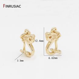 14K Gold Plated Bracelet Clasps Connector Chinese Style Dragon-shaped Jewellery Buckle Handmade DIY Jewellery Making Accessories