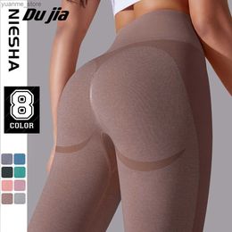 Yoga Outfits Contour 2.0 Seamless Leggings Women High Waist Yoga Pants Scrunch Butt Booty GYM Legging Sports Push Up Fitness Workout Clothes Y240410