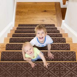 Carpets Stair Mats Safety Rugs For Kids Elder 30" X 8" Slip Resistant Carpet Indoor Tread