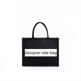 luxury designer tote bag women D Letter embroidery lady large handbag canvas book tote woman beach bag womens peekaboo bags handbags backpack