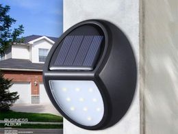 10 LED IP65 Waterproof Solar Lamps 600LM PIR Motion Sensor Courtyard Wall Lamp Villa Garden Outdoor Street Light2251842