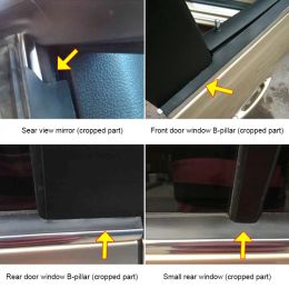 4m Car Window Seal Weatherstrip Waterproof Seal Protector For Car Door Glass Window Rubber Sealing Sticker For BMW Peugeot