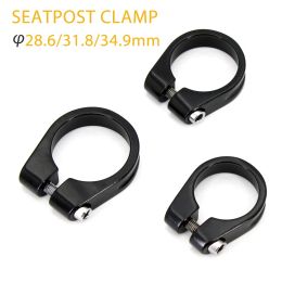 Aluminum Alloy Bicycle Seatpost Clamp 28.6/31.8/34.9mm Seat Tube Clamp MTB Bike Seat Tube Clip Bike Parts Bike Saddle Seat Clamp