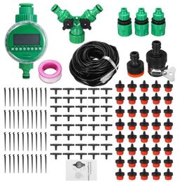 Watering Equipments Irrigation 15 25 30 40 50m Automatic Timer Systems Greenhouse Plant Kit Garden System Intelligent Care223E