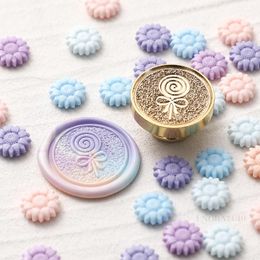 Frosted Flowers Wax Seal Stamp Love Lucky Butterfly Sealing Stamp For Scrapbooking Envelopes Wedding Invitations Gift Packaging