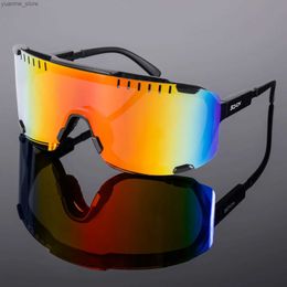 Outdoor Eyewear SCVCN Cycling Sunglasses Photochromic Eyewear Outdoor Glasses Road Bicycle Riding Bike Sunglasses Goggles for Men Women Y240410