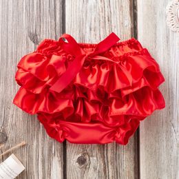 Baby Bowknot Ruffle Bloomers Shorts Cute Baby Diaper Cover Newborn Shorts Summer Toddler Ruffled Pants Pp Nappy Shorts Clothing