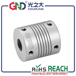 Shaft coupling diameter 25.4 length 25.4 inner hole 5 8 10mm aluminum alloy flexible stepper motor coupler CNC accessory