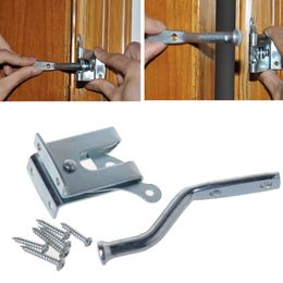 2024 New Electroplated Steel Auto Door Bolt Lock Hasp Latch for Garden Fence Pasture Farm