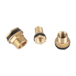 1/2" 3/4" 1" Male Thread To 3/8" 1/2" 3/4" Female Thread Brass Water Tank Connector Fish Tank Water Tower Pipe Drain Adapters