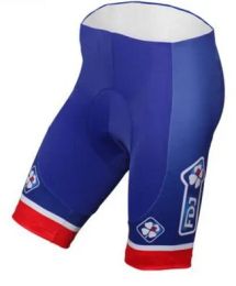 2017 FDJ TEAM 2 Colours Men's Cycling Bicycle Clothing (Bib) Shorts With Gel Pad Ropa Ciclismo