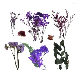 Decorative Flowers Colourful Dried Mini Natural Bouquets DIY Candle Moulds Crafts Tools Jewellery Making Accessory