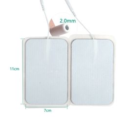 10pcs Non-woven Self Adhesive Replacement Reusable Electrode Pad for Ems Nerve Muscle Stimulator Electrodes Therapy Machine