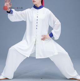 Unisex Top quality customize Summer&Spring taiji martial arts kungfu clothing tai chi qigong performance suits wushu uniforms