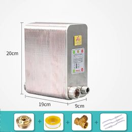 120 Plates Heat Exchanger Beer Wort Chiller Cooler Home Brewing Beer Brazed plate type water heater SUS304