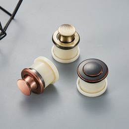 Adjustable Spring Furniture Closet Hardwares Cabinet Drawer Knobs Zinc Alloy Plastic Hidden Kitchen Cupboard Pull Silver Gold