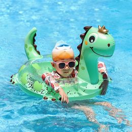 Swimbobo Style Child Inflatable Dinosaur Cute Swimming Seat Boat Floating Kid Water Toy Baby Swim Rings Pool Float Summer 240328