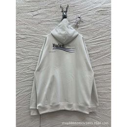 hoodies designer women the Correct Version of B Family's Spring Summer New Wave Cola Printed is Versatile for Couples, Fashionable and Casual Hoodie Ins