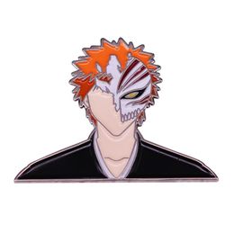 Bleach Kurosaki Ichigo Enamel Pin Comic Manga Series Anime Character Brooch Badge for Backpacks2869892