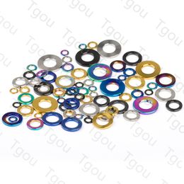 Tgou Titanium Washer M4 M5 M6 M7 M8 M10 Flat Gasket for Bicycle Motorcycle 1Pcs