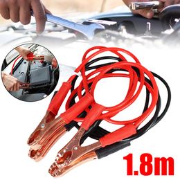 1.8m Car Battery Clamp 80G Crocodile Clip Cable Booster With Starter Clamps Cable Van Line Jump Leads Clips Emergency SUV C4C2