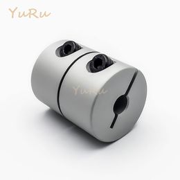 1PCS D15L20 SB Series Rigid Clamp Coupling D15L20 Bore 2/4/5/6/8mm Aluminium Drive Shaft CNC Jaw Shaft Motor Coupler