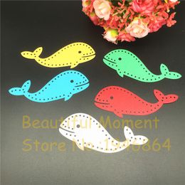 50pcs Laser Cut Whale Table Name Place Cards Favour Table Name Message Wish Card Baby Shower Wedding Birthday Party Supplies