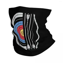 Scarves Archery Target Bow And Arrow Archer Bandana Neck Cover Balaclavas Wrap Scarf Multi-use Headband Hiking For Men Women Windproof