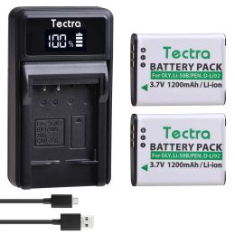 D-Li92 D Li92 Li 50B Battery with Dual Charger for Pentax D-LI92 and Pentax Optio I-10, RZ10, RZ18,WG-1, WG-1 GPS, WG-2, WG-10