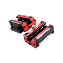 Fast deliver CNC square guide linear rail 2 PCS 800mm HGR15 linear guide +4 PCS HGH15CA / HGW15CC carriage slides block for CNC