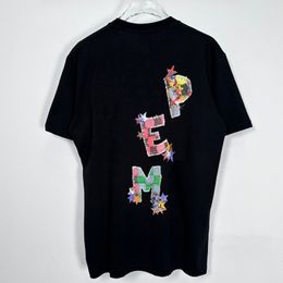 24ss Heavy Made Summer Patch Letters Print Tee Skateboard T shirt Spring Summer Casual Fashion Men Women Tshirt 0410