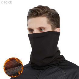 Fashion Face Masks Neck Gaiter Warm Neck Gaiter Face Scarf Winter Windproof Neck Warmer Fleece Balaclava Ski Mask Motorcycles Cycling Camping Hiking Scarves 240410