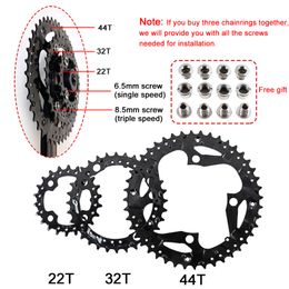 3*9 Speed Bike Chainring 104/64BCD Bicycle Chain Ring 22T 32T 44T MTB Chainwheel 27 Speed Bike Star Mtb Crankset Part